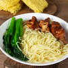 Nouilles de soupe à la mein ordinaire facile à cuire les nouilles fines pour le yakisoba