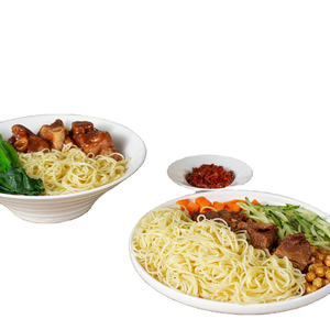 Liji en gros de la farine de farine de blé de haute qualité de haute qualité et moelleux nouilles instantanées sèches lo mein