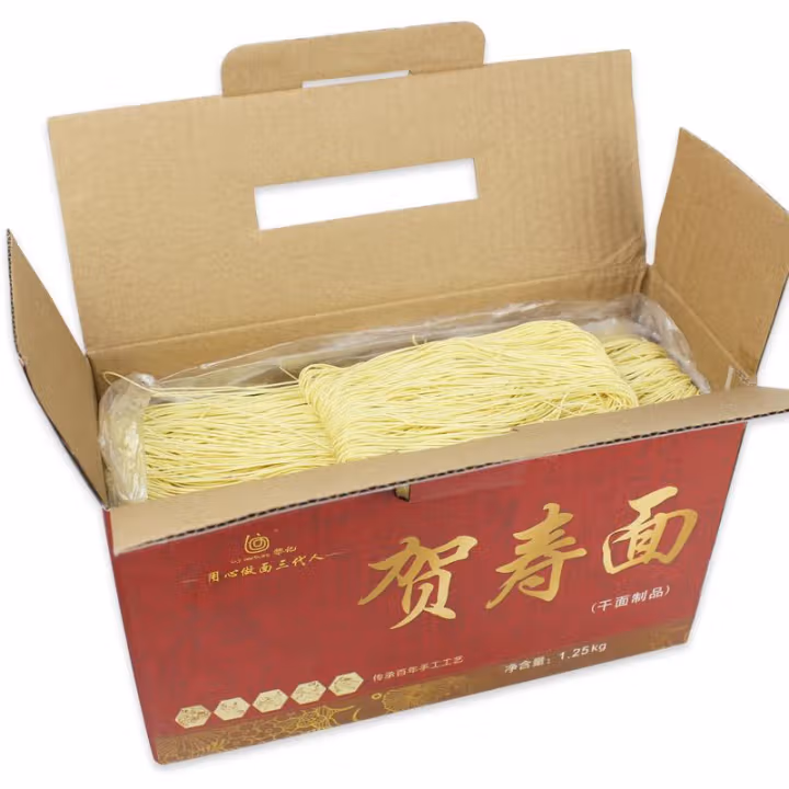 Liji lisse nouilles instantanées Produits de céréales pour remplacement de repas chinois nouilles de Brithday
