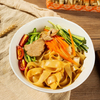 Usine directe à faible gras délicieuse soupe ramen en gros chinois nouilles d'oeufs instantanés