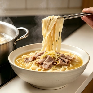 Liji – nouilles Somen séchées à l'air de haute qualité, Hotpot Ramen de 8mm de largeur, faible en gras, sans sucre