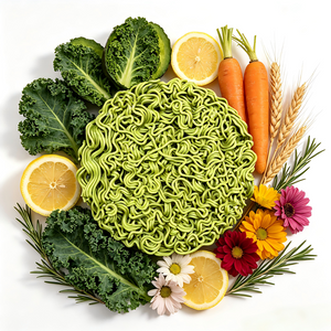 Liji Kale Ramen Noodle Fournisseur Nouilles aux légumes pour le régime alimentaire des enfants